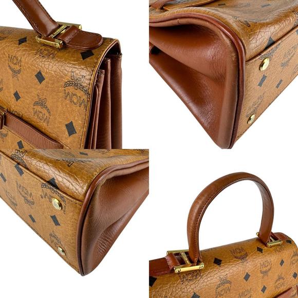 MCM Women's Brown Leather Handbag z7391 - Picture 4 of 5